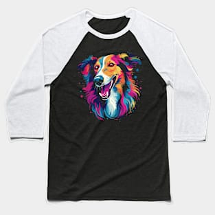 Borzoi Happiness Baseball T-Shirt